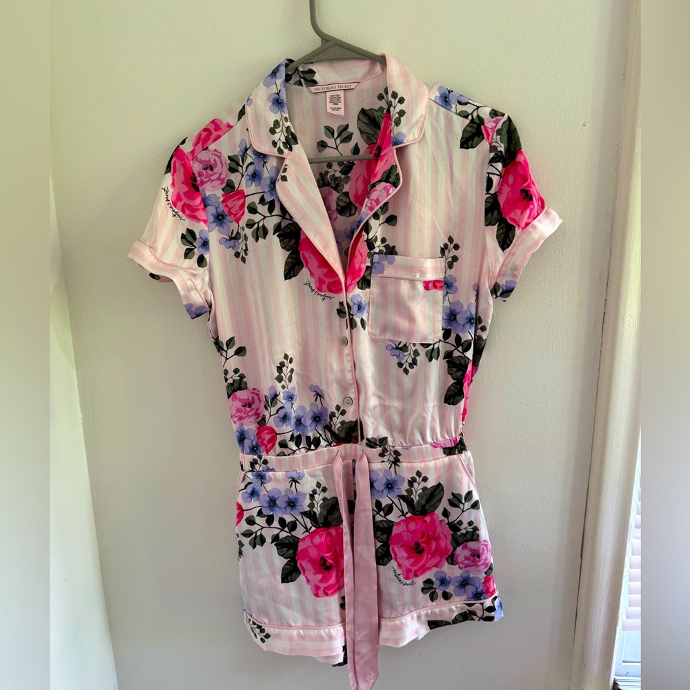 Victoria Secret Floral Romper Pajama